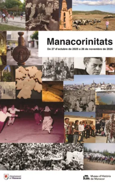 Cartell del Programa d'activitats de l'exposició "Manacorinitats"