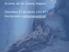 Cartell de la conferència 'Morir a Pompeia'