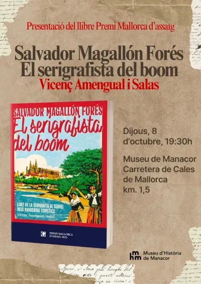 Cartell de la presentació del llibre Premi Mallorca d'assaig
