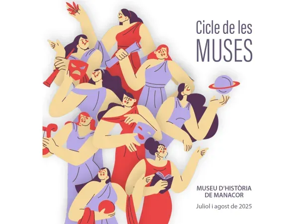 Portada del programa del Cicle de Muses, juliol i agost de 2025.