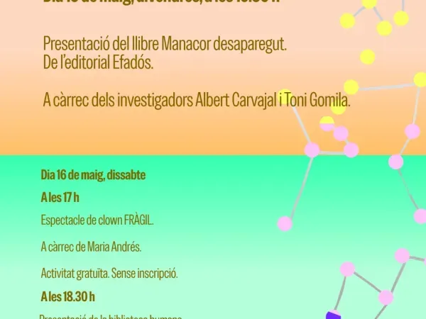 Programa de Dia Internacional del Museus (15 i 16 de maig)