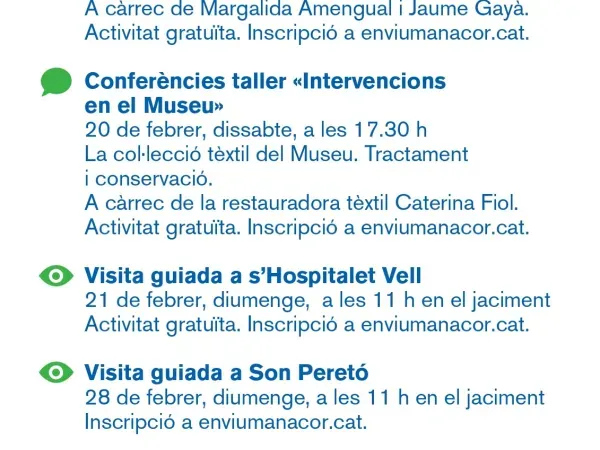 Cartell d' activitats de febrer 2027