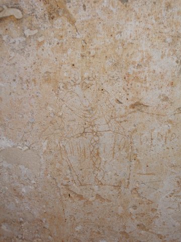 Canelobre, vaixell, cercles radials i cavalls